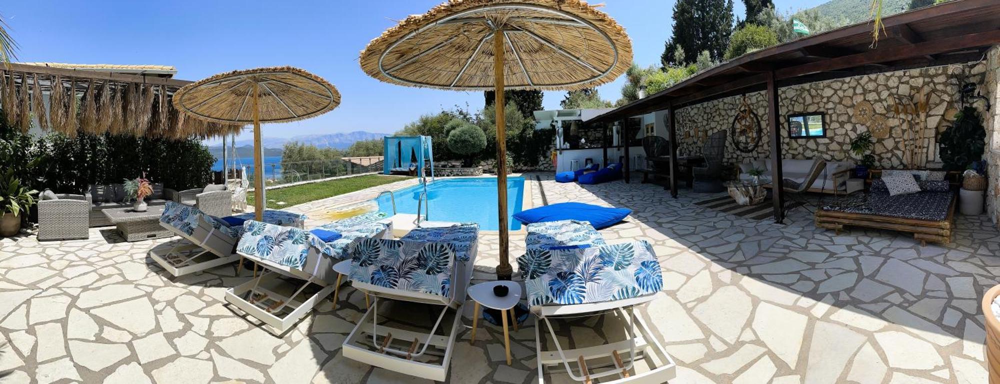 Luxury Villa Athina Nikiana Luaran gambar